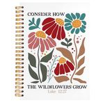 BearCake Boho Çiçekli Hıristiyan Defter Günlüğü, Kadınlar için İlham Verici Hıristiyan Hediyeleri, Şans 12:27 Kadınlar için İncil Dini Dergisi, Çiçek Kutsal Kitap Ciltli Spiral Defter 5.5x8.3