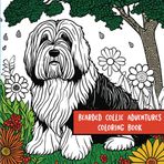 Bearded Collie Adventures: Coloring Book