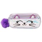 Bear&Deer BD-KCS225 Mor Kedi Desenli Kalem Kutusu