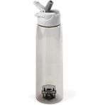 Bear&Deer MT0005 750 ml Tritan Oynar Tutacaklı Gri Şeffaf Plastik Matara