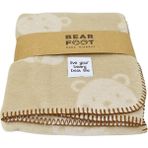 Bearfoot Bear Foot Pamuk Bebek Battaniyesi Kahverengi 100 x 75 cm