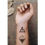 BearPear 2'li Manzara Dövmesi Minimal Tattoo