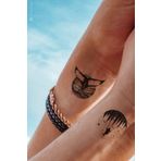 BearPear Çift Dövmesi Minimal Geçici Dövme Couple Tattoo