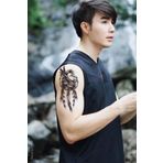 BearPear Düşkapanı Dövme, Aslan Dövmesi, Geçici Dövme, Üniseks Tattoo, Vücut Dövmesi