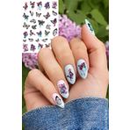 BearPear Kelebek Nail Art Sticker Tırnak Dövmesi