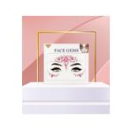 BearPear Pembe Renkli Kendinden Yapışkanlı Kristal Yüz Taşı Face Sticker