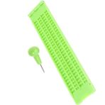 Bearrt 4 Satır 28 Hücreli Braille Yazı Tahtası Stylus Braille ile Görme Engelliler Için Taşınabilir Uygulama Malzemeleri (Yurt Dışından)
