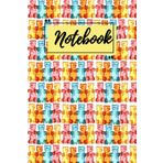 Bears Notebook: Colorful Jelly Bears Themed Journal or Diary, Perfect for Kids, 120 Lined Pages