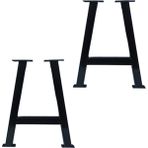 Beasym Metal Ayak Ahşap Kütük Masif Orta Zigon Sehpa Bank Bench Ayağı Profil Ayaklar
