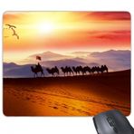beatChong Bayrak Yolculuğu İpek Yol Deve Çölü Dikdörtgen Kaymaz Kauçuk Fare Altlığı Oyun Mouse Pad Hediye