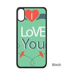 beatChong-BeatChong Yeşil I Love You Sevgililer Günü iPhone X Kılıfları Telefon Kasası Apple Kapak Kılıfı Hediye