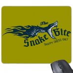 beatChong-Hayvan Illustrarion Bite Yılan Desen Kaymaz Kauçuk Fare Altlığı Oyunu Ofis Mouse Pad Hediye