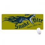 beatChong Hayvan Illustrarion Bite yılan desen kaymaz Mousepad büyük genişletilmiş oyun ofis titched kenarları bilgisayar Mat hediye