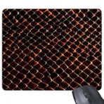 beatChong Koyu Siyah Yılan Cilt Terazisi Dikdörtgen Kaymaz Kauçuk Fare Altlığı Oyun Mouse Pad Hediye