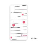 beatChong-Sevgililer Günü I Love You Line Pembe Kalp iPhone X Kılıfları Beyaz Telefon Kılıfı Apple Kapak Kılıf Hediye