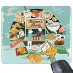 beatChong-Tayvan Seyahat Gece pazarı Yılan Dikdörtgen Kaymaz Kauçuk Mousepad Oyunu Mouse Pad Hediye