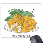 beatChong-Yılan Yemi Kızarmış tavuk parçaları Dikdörtgen Kaymaz Kauçuk Fare Altlığı Oyunu Mouse Pad Hediye