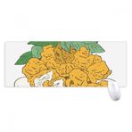 beatChong Yılan Yemi Kızarmış tavuk parçaları Kaymaz Mousepad Büyük Genişletilmiş Oyun Ofisi Başlıklı Kenarları Bilgisayar Mat Hediye