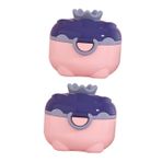Beatifufu 2 Adet Kutu Süt Tozu Kutusu Formül Dağıtıcı Kabı Bebek Maması Kavanozları Bebek Aperatif Kasesi Biberon Karıştırıcı Süt Tozu Kabı Bebek Maması Saklama Kutusu Pp Şeker Kafes Seyahat