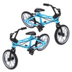 Beatifufu 2 Adet Mini Ev Mini Bisikletler Minik Modeller Minyatür Ev Dekoru Gerçekçi Simülasyon Bisikletler