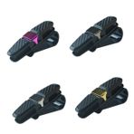 Beatifufu 2 Adet Vizör Gözlük Klipsi Tutucu Karbon Fiber Güneş Klipsi Kart Tutuculu Evrensel Oto Aksesuarı - Güvenli Ve Çizilmez