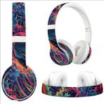 Beats Solo 3, Great Wave için Çıkartma Kapağı - Beats Solo 3 Cilt, Kulaklık Çıkartmaları
