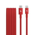 Beats USB-C'den Lightning'e Örgülü Kablo, Hızlı Şarj, Dayanıklı/Dolanmayan, Lightning Girişli Apple Aygıtları İçin Uyumlu Şarj Kablosu (1,5 m) - Ateş Kırmızısı