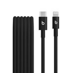 Beats USB-C'den Lightning'e Örgülü Kablo, Hızlı Şarj, Dayanıklı/Dolanmayan, Lightning Girişli Apple Aygıtları İçin Uyumlu Şarj Kablosu (1,5 m) – Jet Siyah
