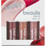 Beaulis Mini Likit Ruj Seti Kırmızı Renk 3 Adet Mat Yapı