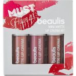 Beaulis Mini Mat Likit Ruj Seti 230 Kırmızı Renkli Likit Dudak Makyaj Ürünü Mat Etkili