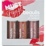 Beaulis Mini Mat Likit Ruj Seti 242 Kırmızı 3 Adet Likit Ruj Organik ve İpeksi Dokunuş