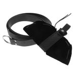 Beaupretty 1 Takım kostüm kaynağı Kemer toka kayışlar kese rönesans bel çantası viking aksesuarları cosplay aksesuarları Viking giyim rönesans kostümü Deri Black