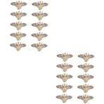 Beaupretty 2 Set Benzersiz Arı Tırnak Sanatı Tılsımları Tırnaklar Için Arı Tılsımları Alaşım Tırnak Süslemeleri 3d Arı Şekli Tılsımı Güvenli 10 Adet * 2