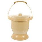 Beaupretty Oda Lazımlığı Yatak Lazımlığı - Işeme Kovası Lazımlık Yetişkinler Için Pisuar Kovası Lazımlığı Kapaklı Taşınabilir Pisuar Kovası Kamp Ev Için Kullanımı Ve Temizliği Kolay