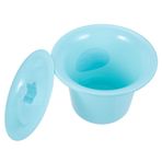 Beaupretty Plastik Lazımlık Pisuar Taşınabilir Pisuar Kapağı Yaşlı Engelli Kadınlar İçin Lazımlık Gece İdrar Kabı Gökyüzü