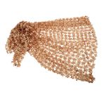 Beaupretty Pullu göbek dansı bel havlu pullu püskül etek bel kuşağı dans kemeri göbek için kalça atkısı payet saçak etek kadınlar için pullu eşarplar bele polyester Golden