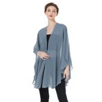 BEAUTELICATE Stola Mavi Dusty Blue Bolero Kadın Şal