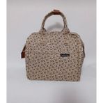 Beautiful Bag Isı Yalıtımlı Su Geçirmez Termal Çanta Yemek Taşıma Beslenme Çantası - Krem - Kahverengi
