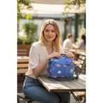 beautiful bag Isı Yalıtımlı Su Geçirmez Termal Çanta Yemek Taşıma Beslenme Çantası Mavi