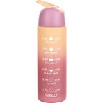 Beautiful Life Renkli 700 ml Gri Pc Matara - Suluk - Pembe