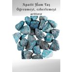 beautifulnaturelstones Apatit Doğal Taş Ham,kütle ( Öğrenmeyi, Ezberlemeyi Arttırır ) ( Masa Aksesuar , Ev , Iş Yeri ) apatittham