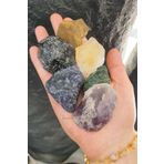 beautifulnaturelstones Ham Doğal Taş Şifalı 5 Adet Orta Boy ( 1 Adet Hediye Taş ) ( Masa Dekor, Ev , Iş Yeri ) hamtaşş777