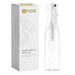 BeautifyBeauties Saçlar İçin Sprey Şişesi - Saç Şekillendirme, Temizlik, Bitkiler, Evcil Hayvanlar, Berberler, Salonlar, Uçucu Yağ Kokuları için Sürekli Mister Sprey Şişesi (Şeffaf, 18 oz/500 ml)