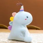 Beautifyy Q-Bombalı Şeker Dinozoru En Iyi Arkadaş Veya Kız Arkadaşı Için Bir Doğum Günü Hediyesi, Düğün Set Oyuncak (Yurt Dışından) - mavi - 30CM