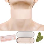 Beautistin Yeniden Kullanılabilir Silikon Boyun Kırışıklık Yaması - Silikon Maske Ayarlanabilir, Boyun Kremi ile Kullanım İçin, Yapıştırıcı Yok, Sıkılaştırma ve Sıkılaştırma için Kırışıklık Önleyici
