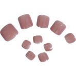 Beauty Ayak Takma Tırnak Seti & Zararsız Yapıştırıcı Bronz