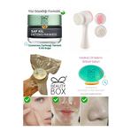 Beauty Box %100 Doğal Cilt Bakım Seti Kil Maskesi Ozon Jeli Medikal Sabun Yüz Fırçası