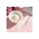 Beauty Box 3’lü Kil Maskesi Karıştırma Seti | Kase + Spatula + Silikon Maske Fırçası | Pratik Cilt Bakım Seti