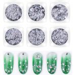 Beauty Box 6'lı Victoria Jel Glitter Set Göz Çevresi Makeup Nail Art Resin Art Kalıcı Oje Protez Tırnak Süsleme