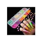 BEAUTY BOX COSMETIC 1 Kutu Nail Art Tırnak Süsleme Lezzetli Meyveler Protez Tırnak Kalıcı Oje Reçine Sanatı